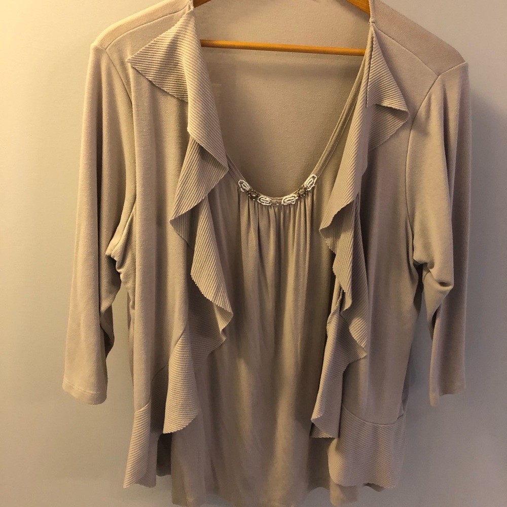 💖Beautiful Cardigan with Attached Shirt💖